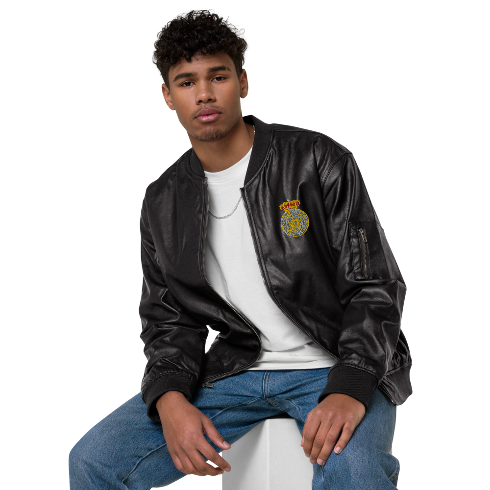 Leather Bomber Jacket IRN Foreign