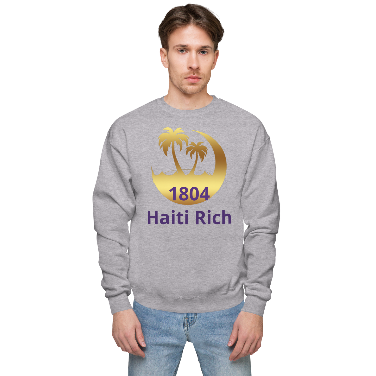 Haiti rich Unisex fleece sweatshirt