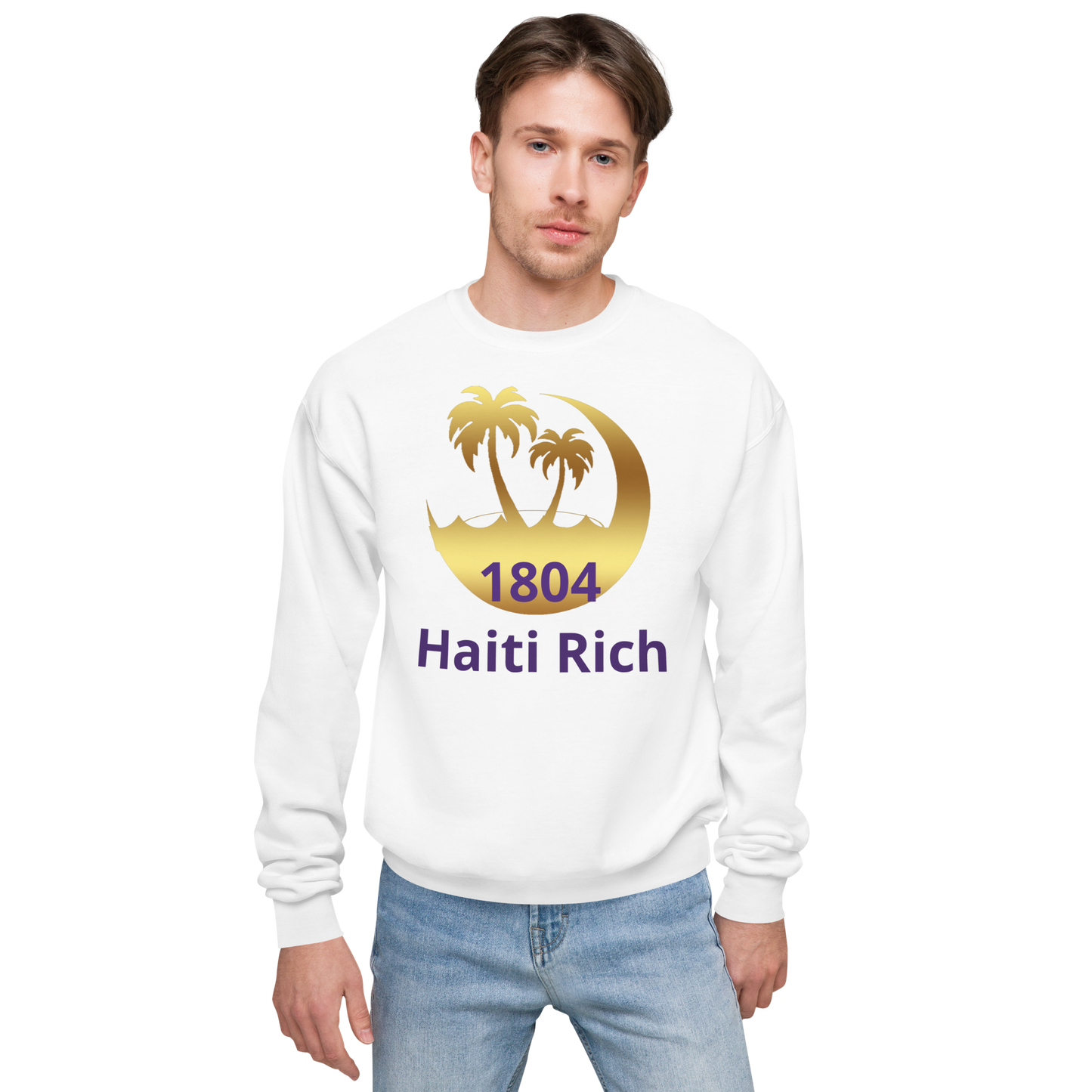 Haiti rich Unisex fleece sweatshirt